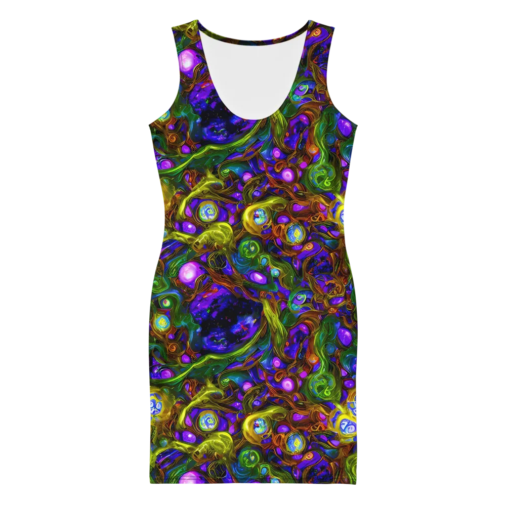 Electric Organica on Bodycon Dress — Front