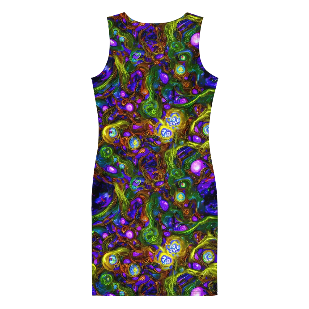 Electric Organica on Bodycon Dress — Back
