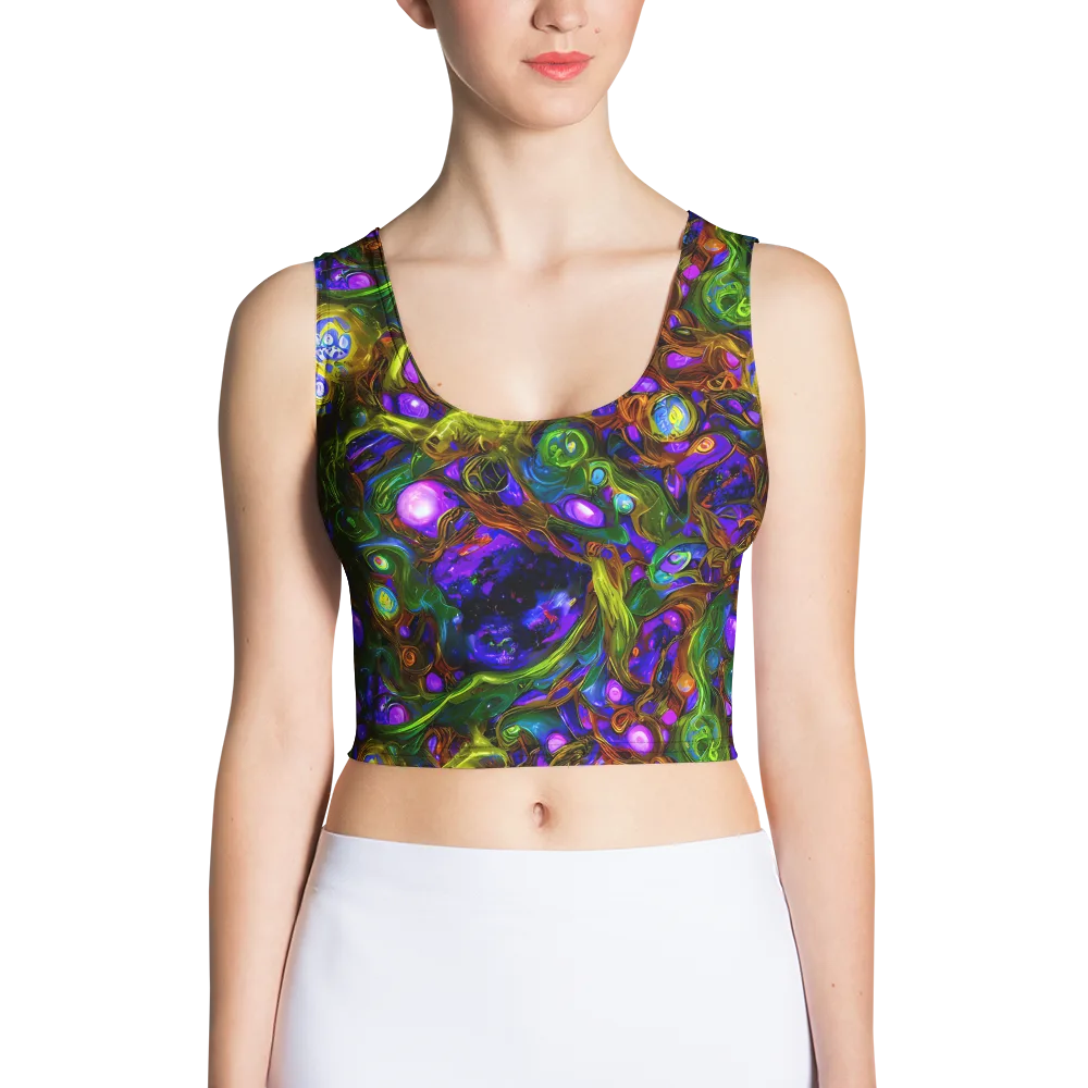 Electric Organica on Crop Top — Front