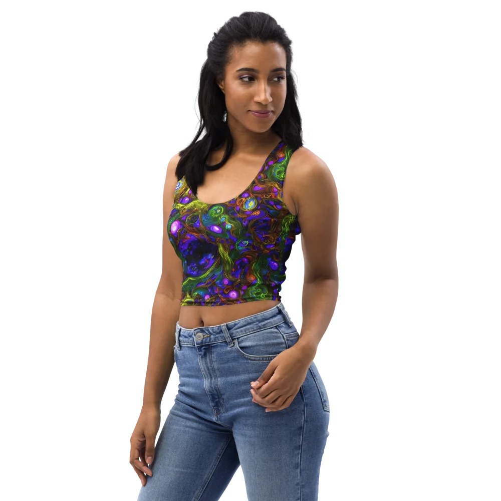 Electric Organica on Crop Top — Left Front
