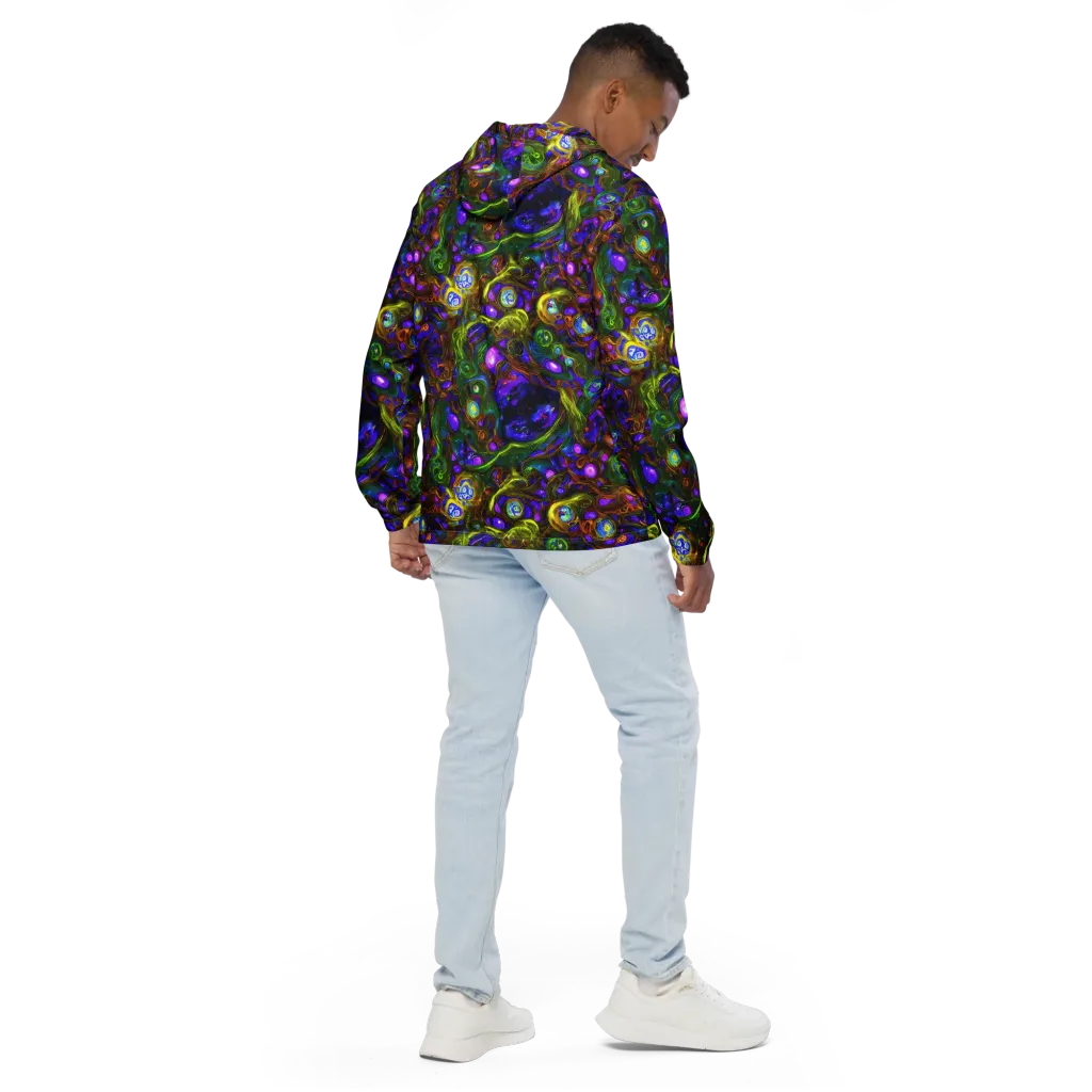 Electric Organica on Men's Windbreaker — Back
