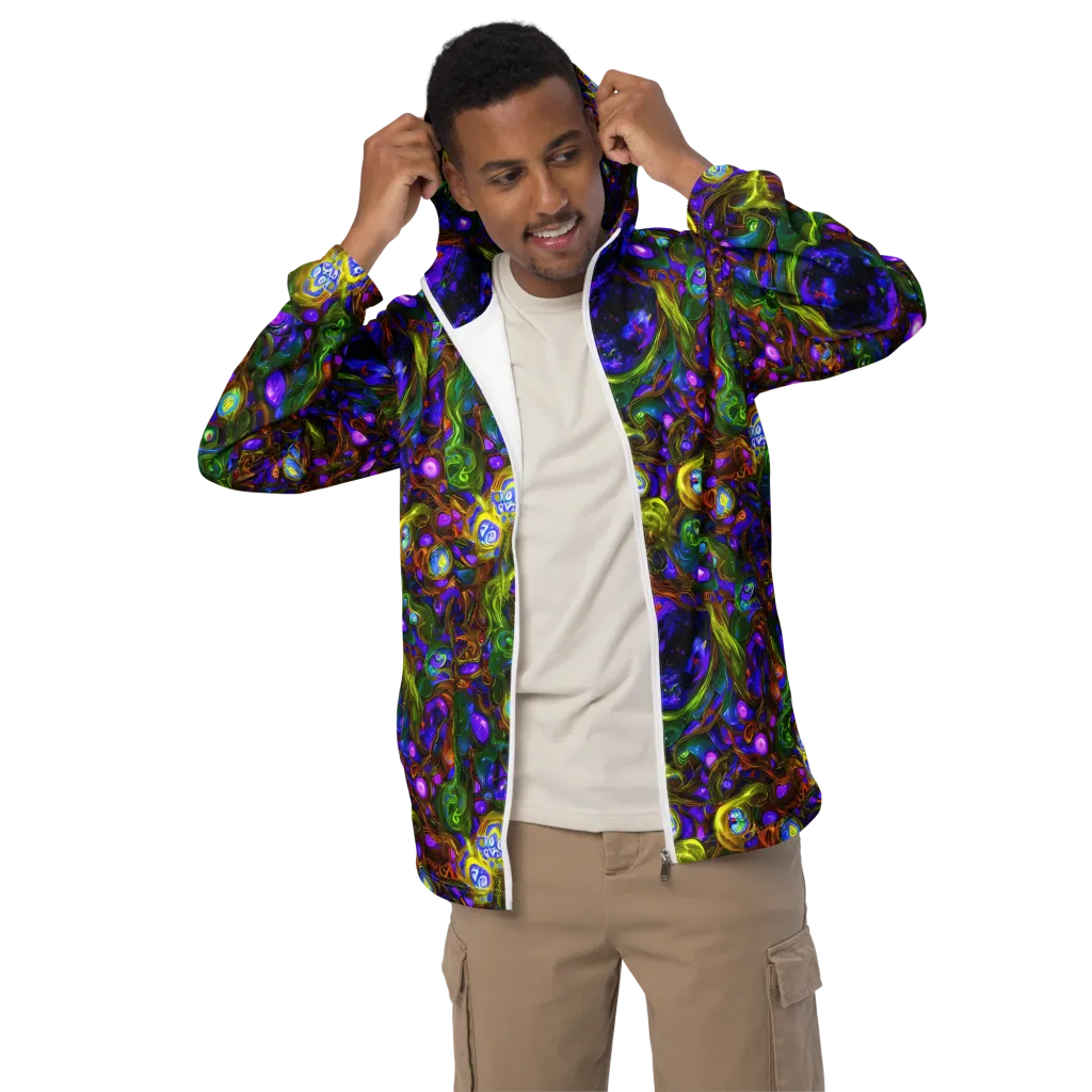Electric Organica on Men's Windbreaker — Front
