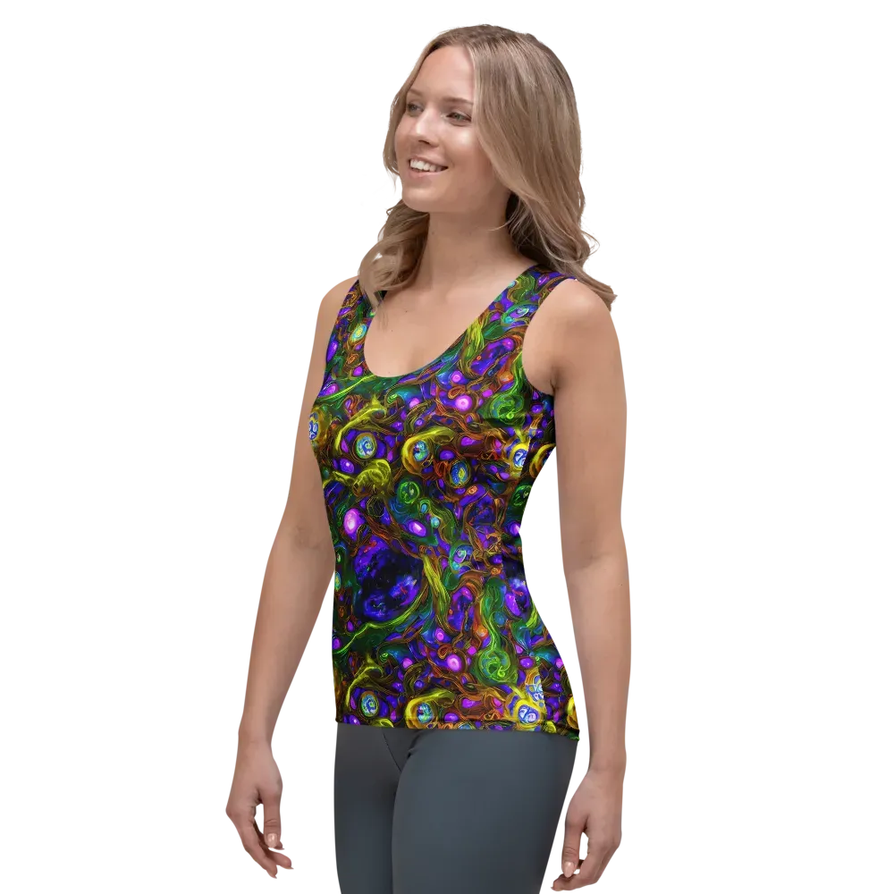 Electric Organica on Women's Tank Top — Left Front