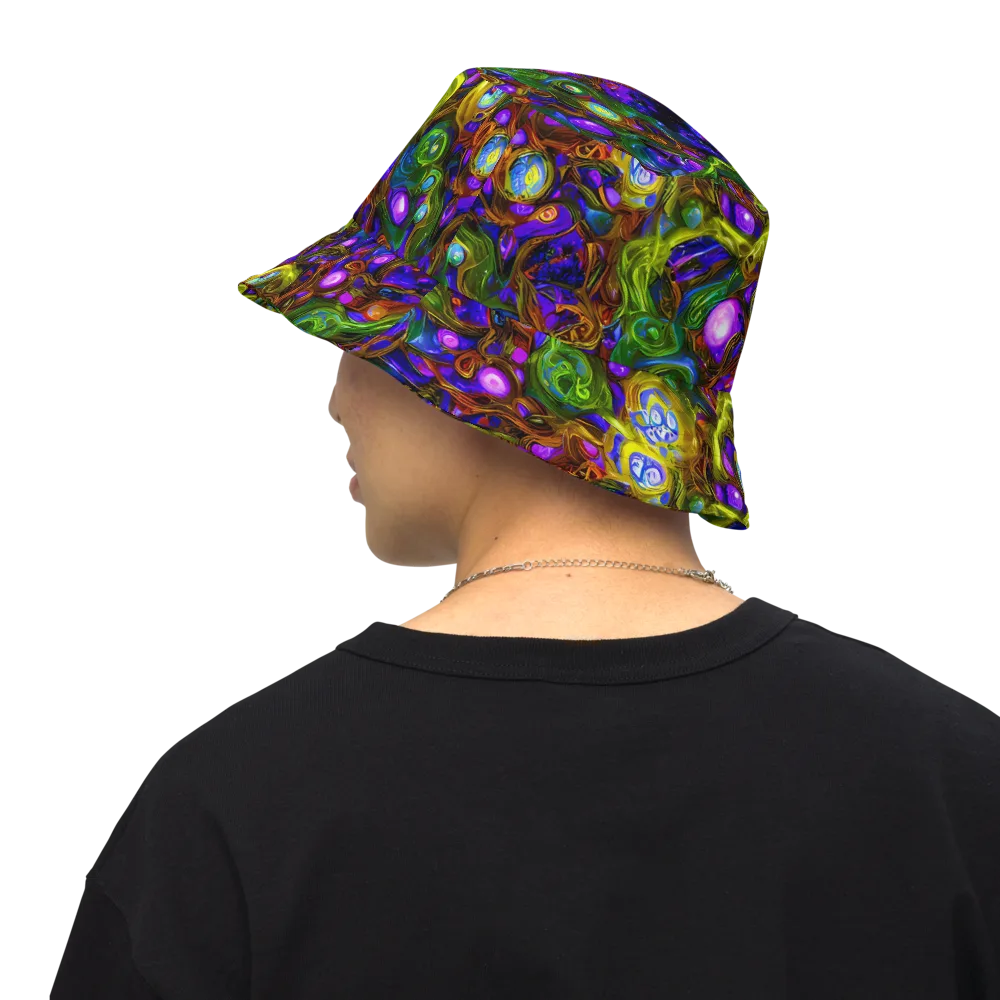 Electric Organica on Reversible Bucket Hat — Back Inside