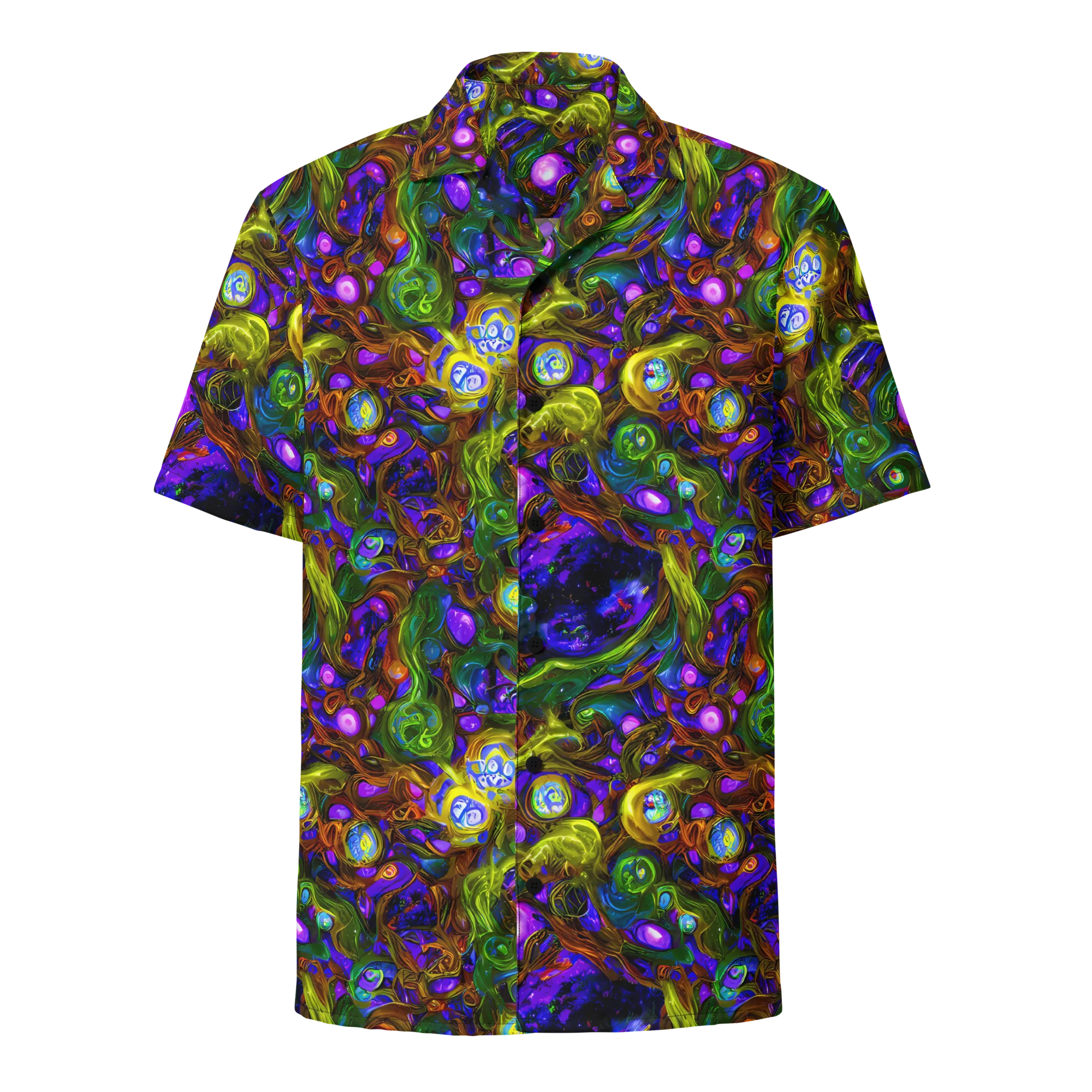 Electric Organica on Button Shirt — Front