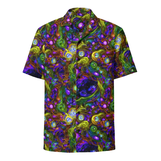 Electric Organica on a Button Shirt