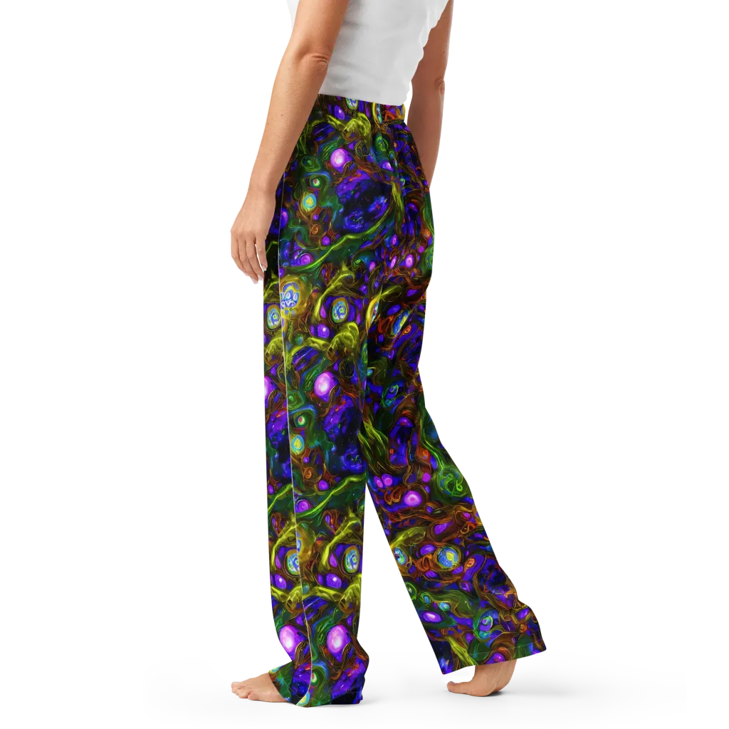 Electric Organica on Women's Pajama Pants — Left