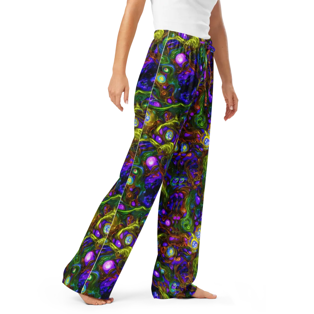 Electric Organica on Women's Pajama Pants — Right Front
