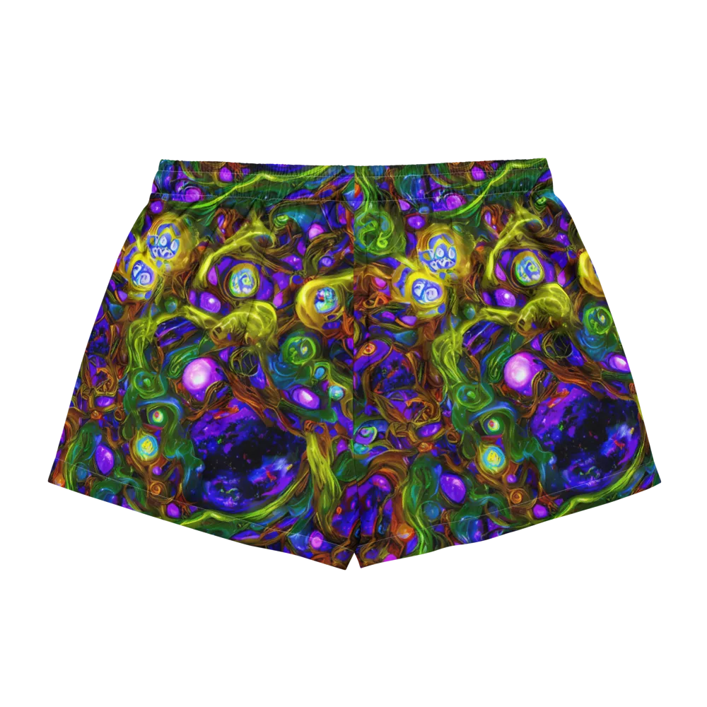 Electric Organica on Women's Pajama Shorts — Back