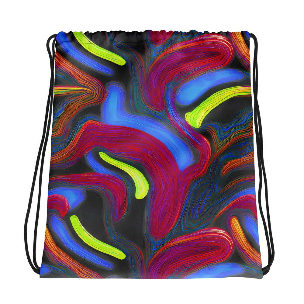 Electric Rivers on Drawstring Bag — Photo