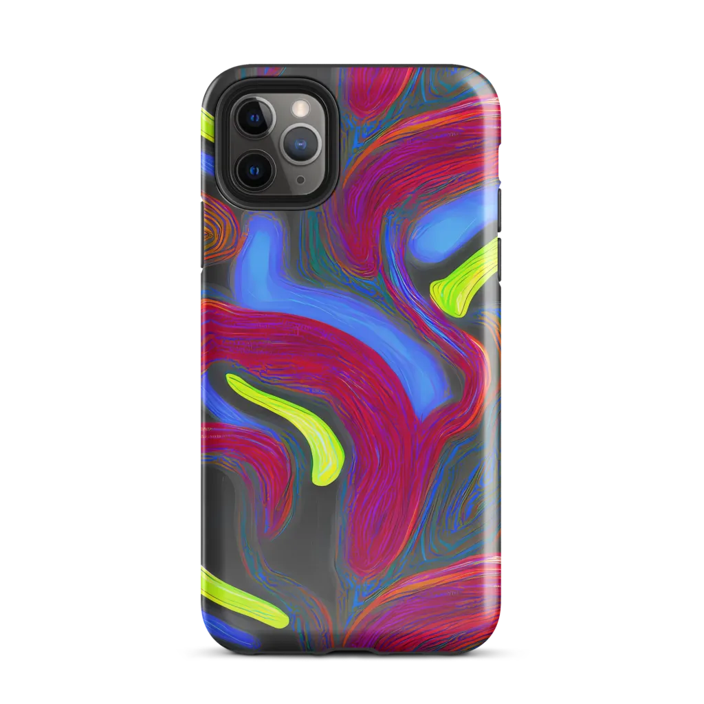 Electric Rivers on Tough Case for iPhone® — Front