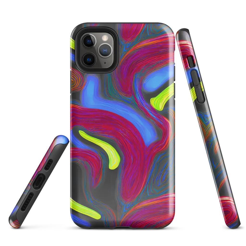 Electric Rivers on Tough Case for iPhone® — Front