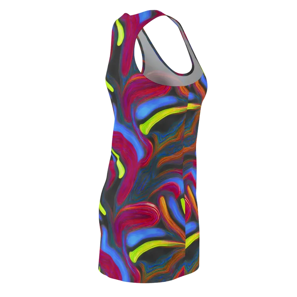 Electric Rivers on Racerback Dress — Back Side