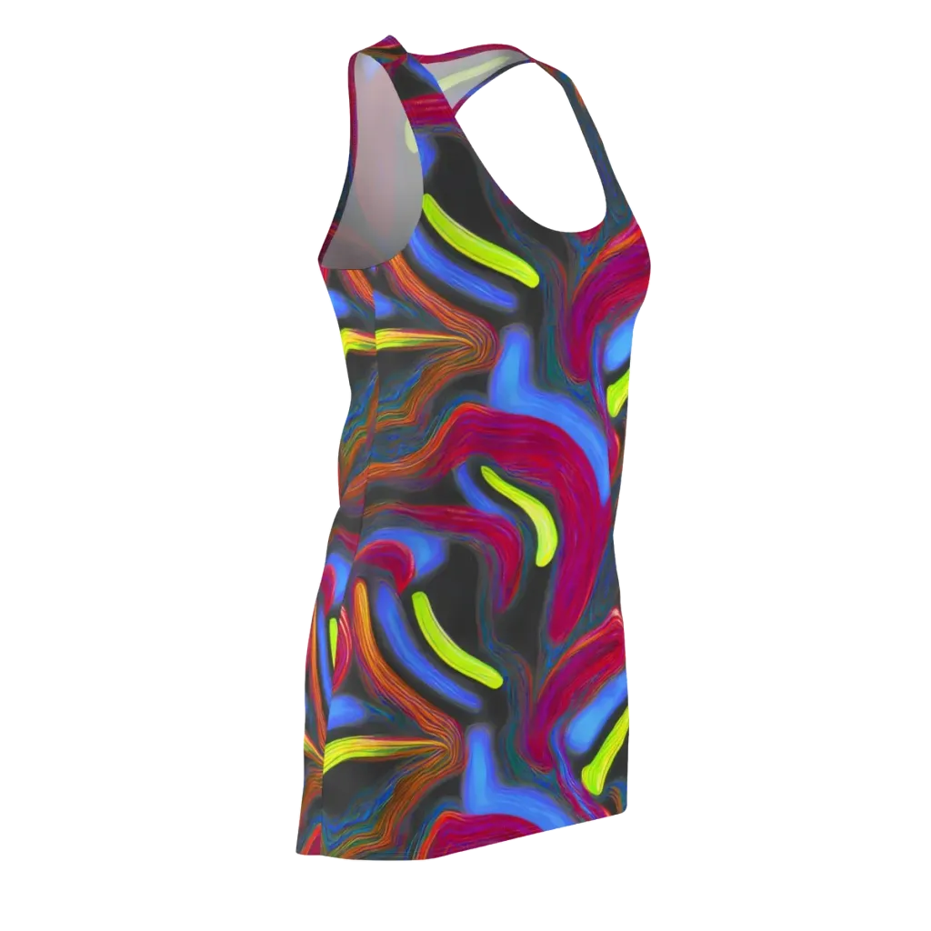 Electric Rivers on Racerback Dress — Front Side