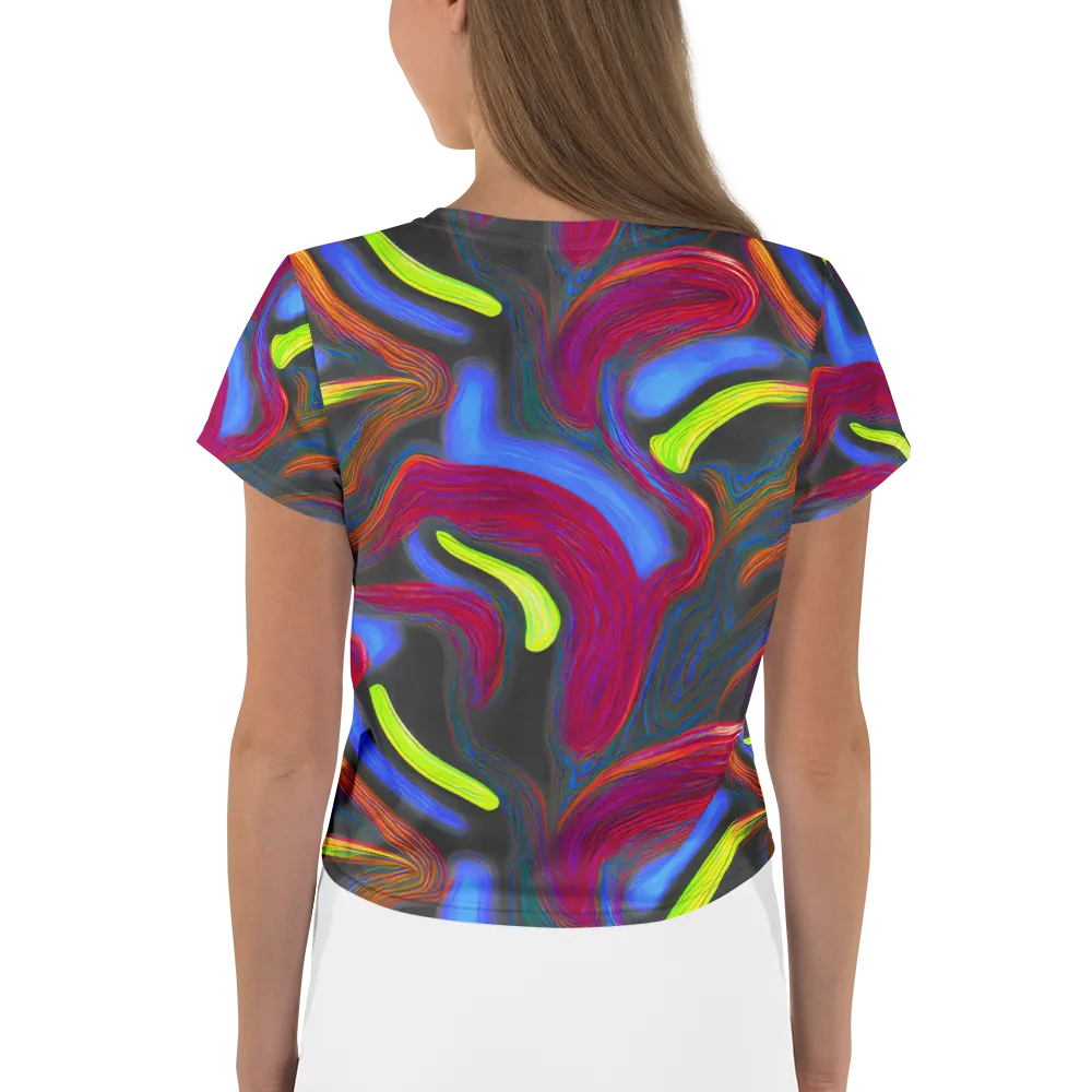 Electric Rivers on Crop Tee — Back