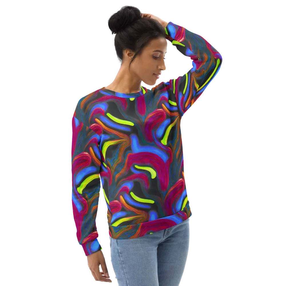 Electric Rivers on Sweatshirt — Right Front