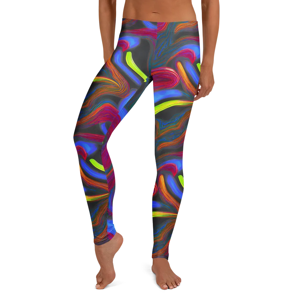 Electric Rivers on Leggings — Front