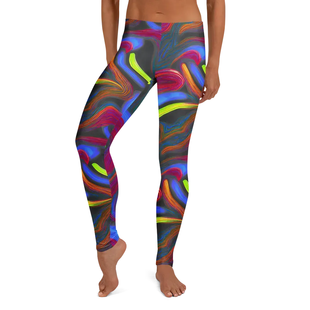 Electric Rivers on Leggings — Front