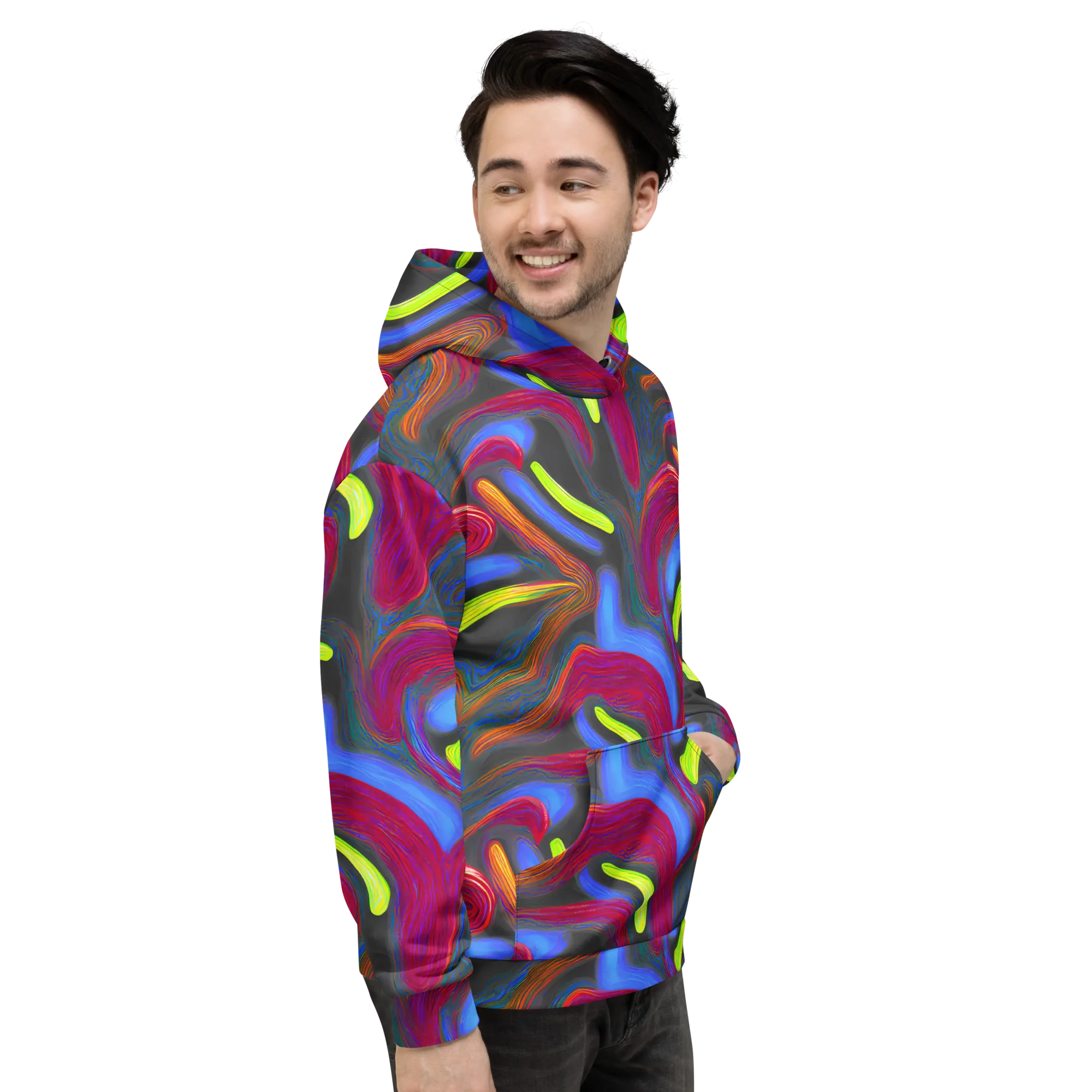 Electric Rivers on Hoodie — Right