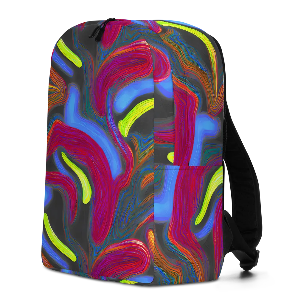 Electric Rivers on Minimalist Backpack — Left