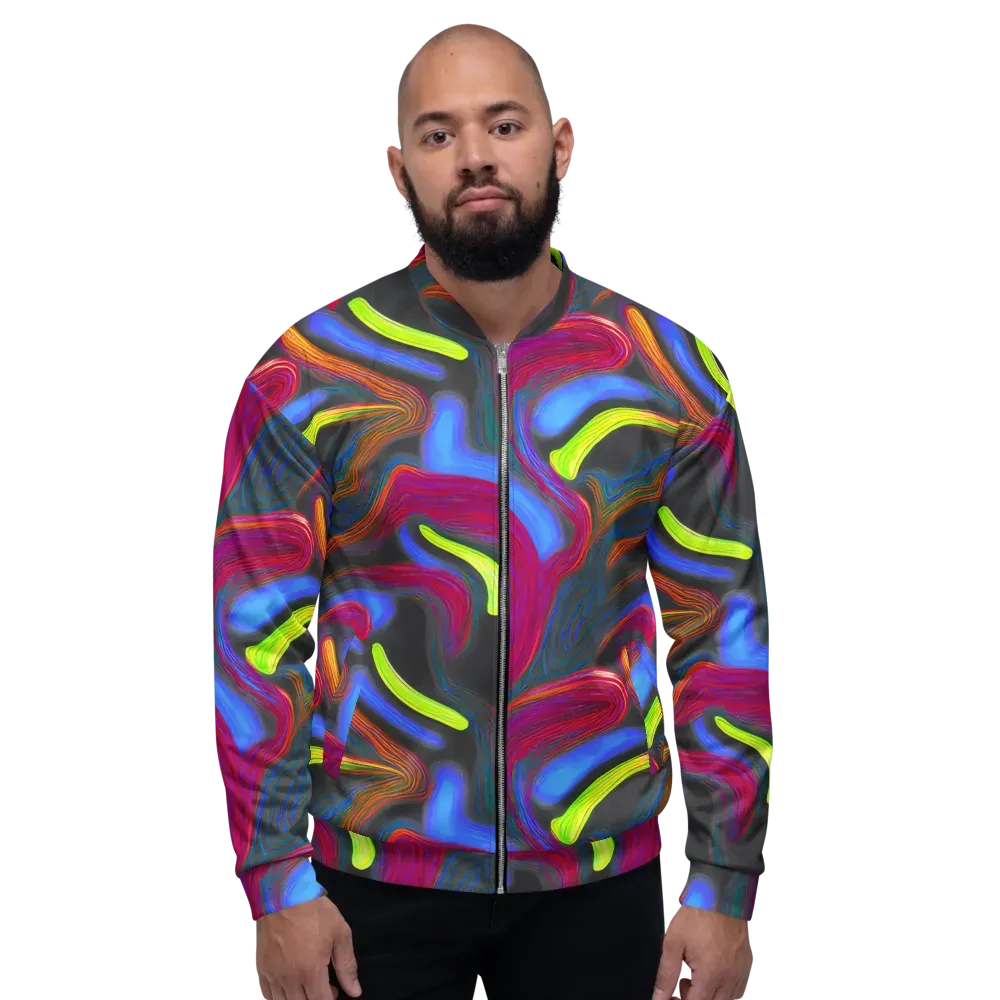 Electric Rivers on Bomber Jacket — Front