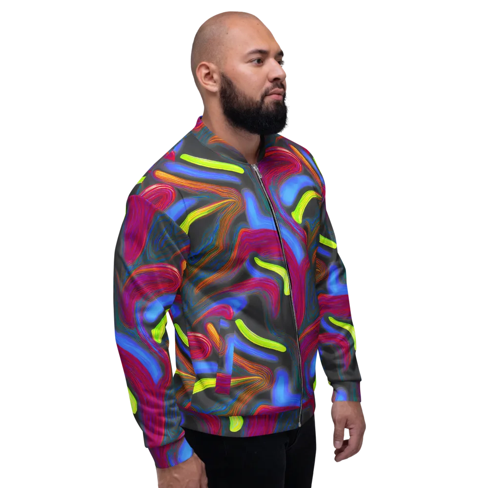 Electric Rivers on Bomber Jacket — Right