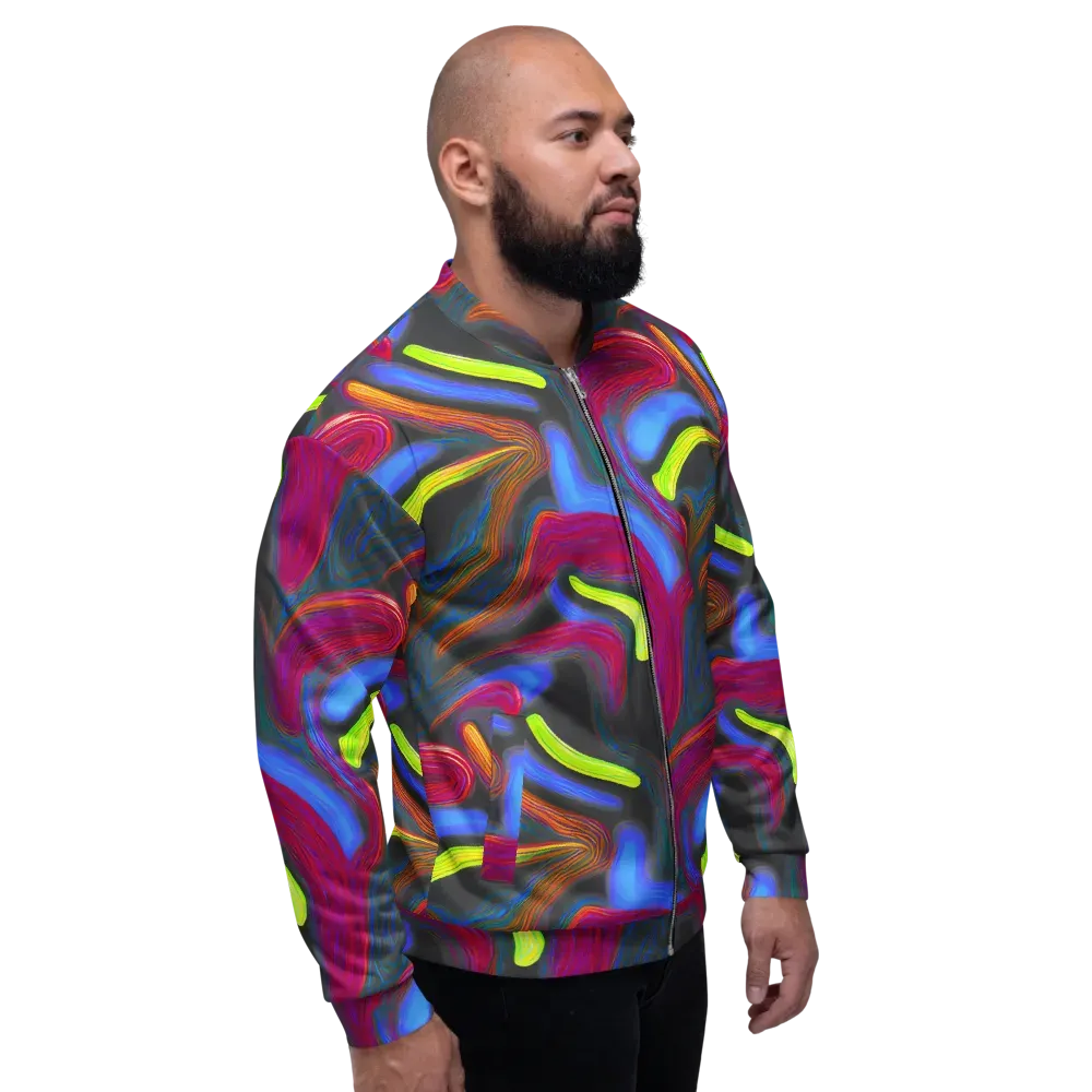 Electric Rivers on Bomber Jacket — Right
