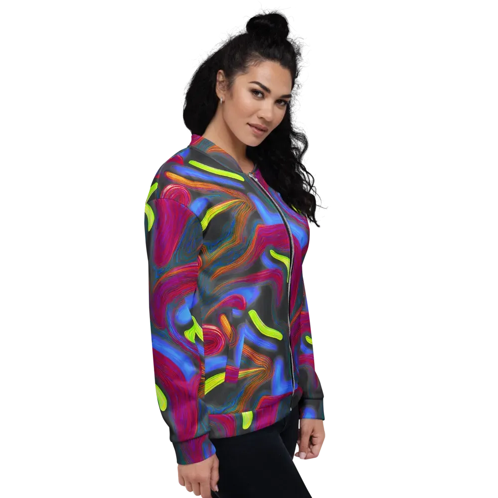 Electric Rivers on Bomber Jacket — Right