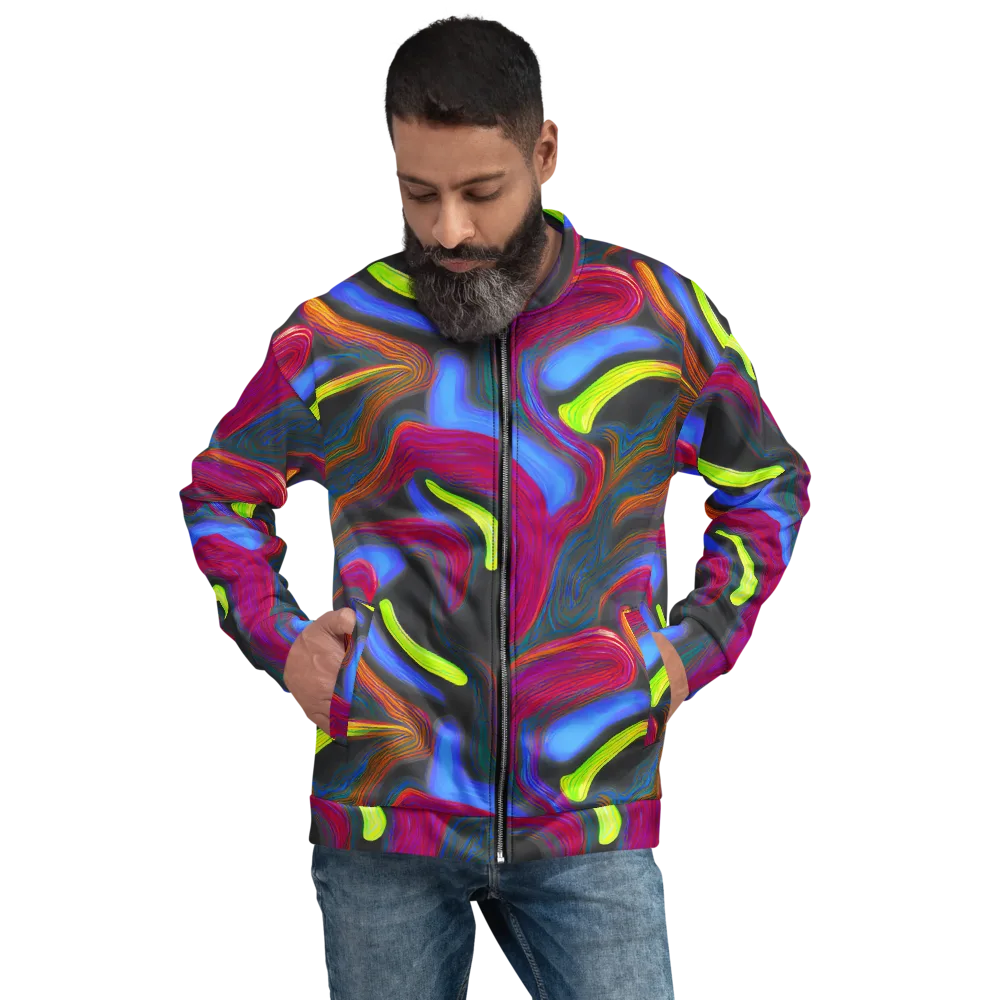 Electric Rivers on Bomber Jacket — Front