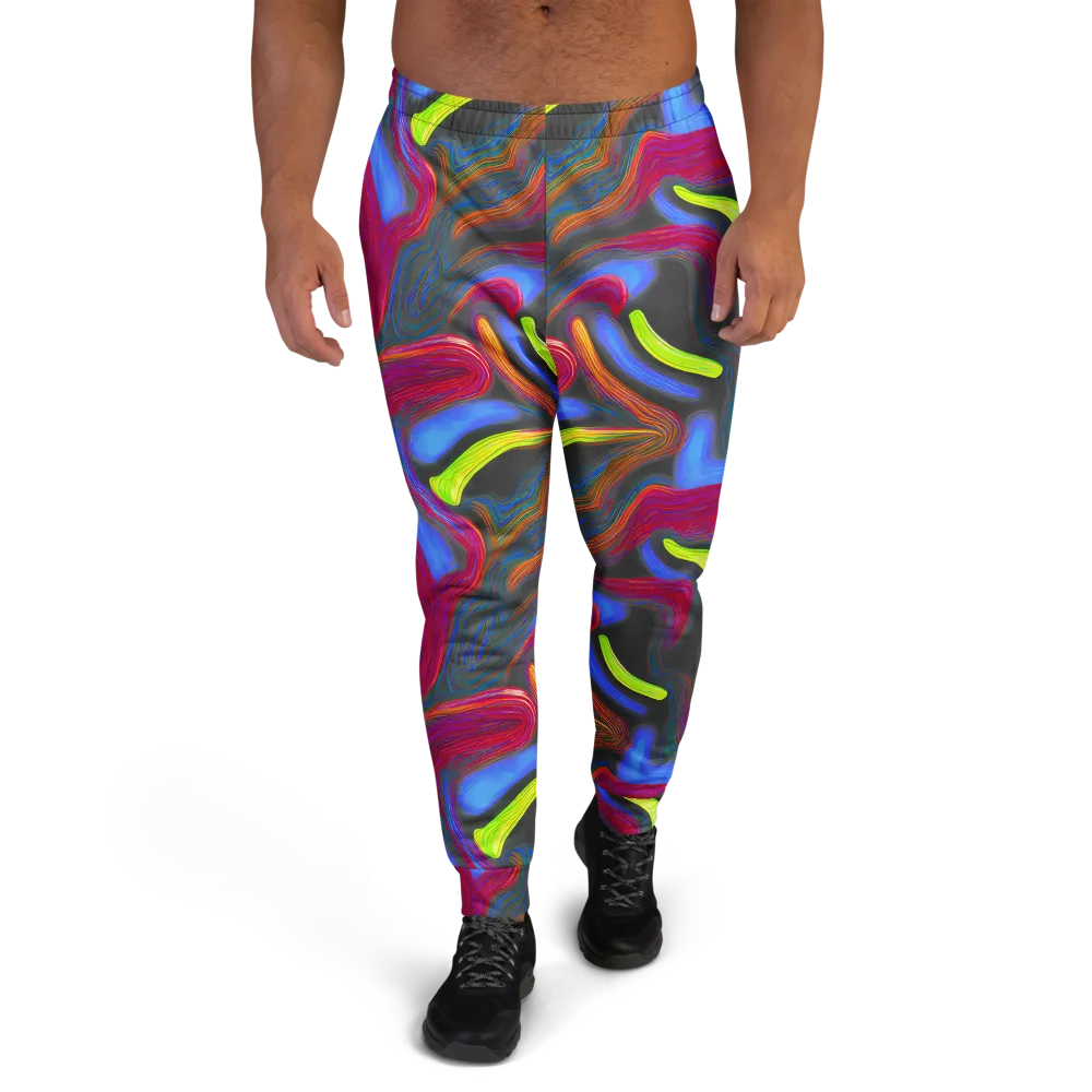 Electric Rivers on Men's Joggers — Front