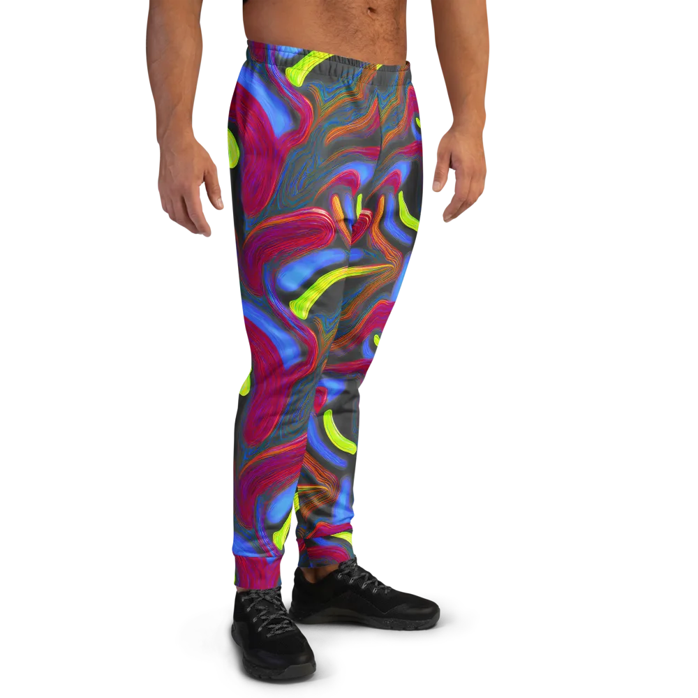 Electric Rivers on Men's Joggers — Right