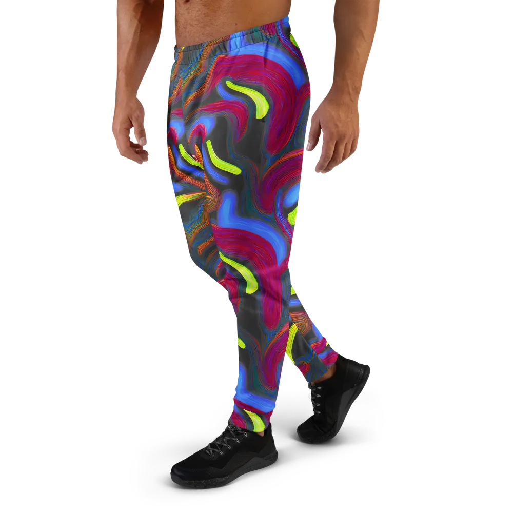 Electric Rivers on Men's Joggers — Left