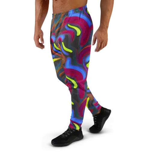 Electric Rivers on a Men's Joggers