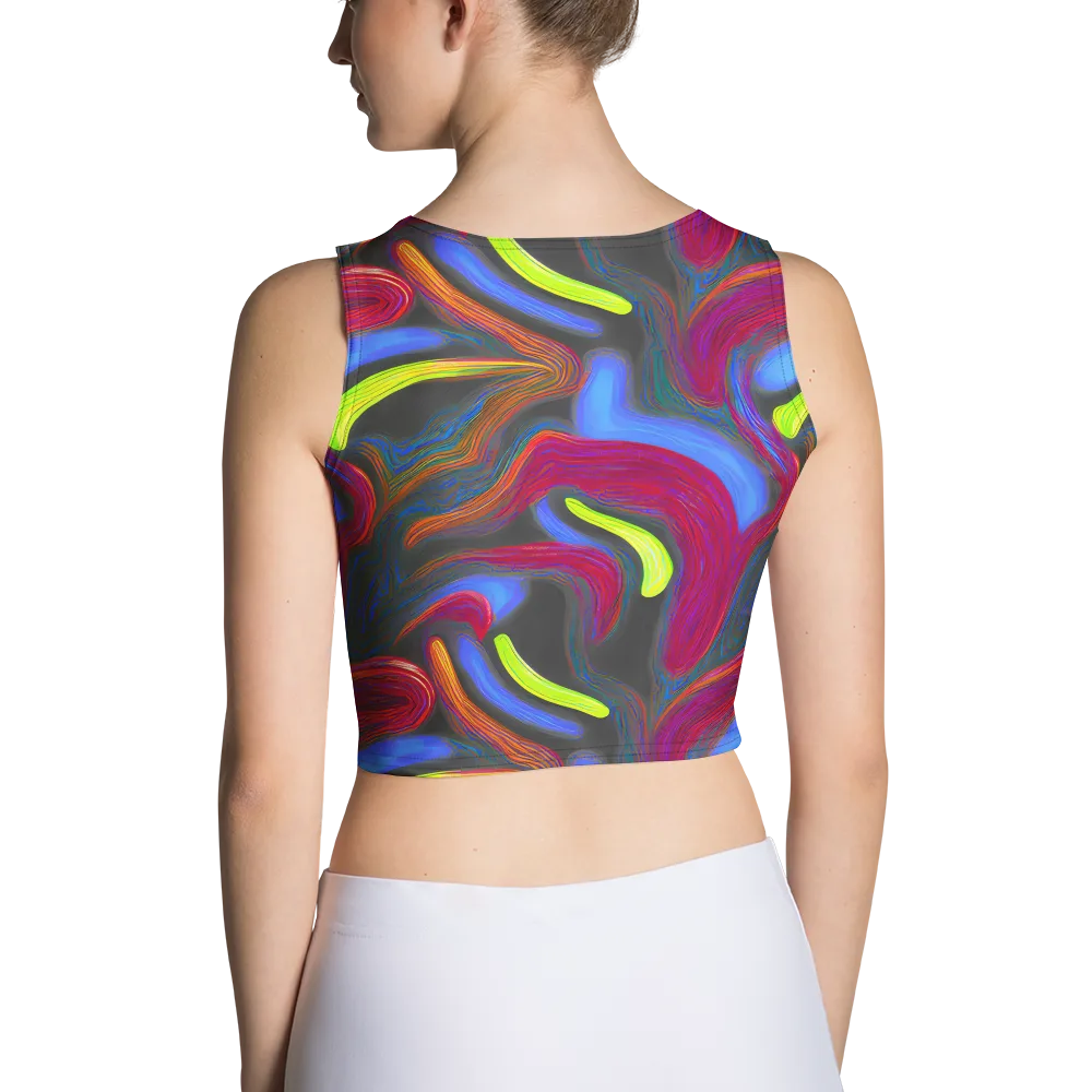 Electric Rivers on Crop Top — Back