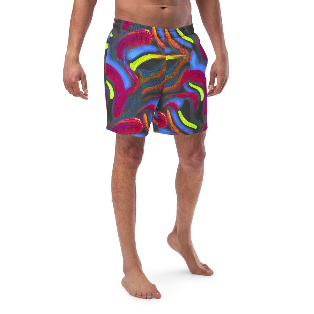 Electric Rivers on Swim Trunks — Front