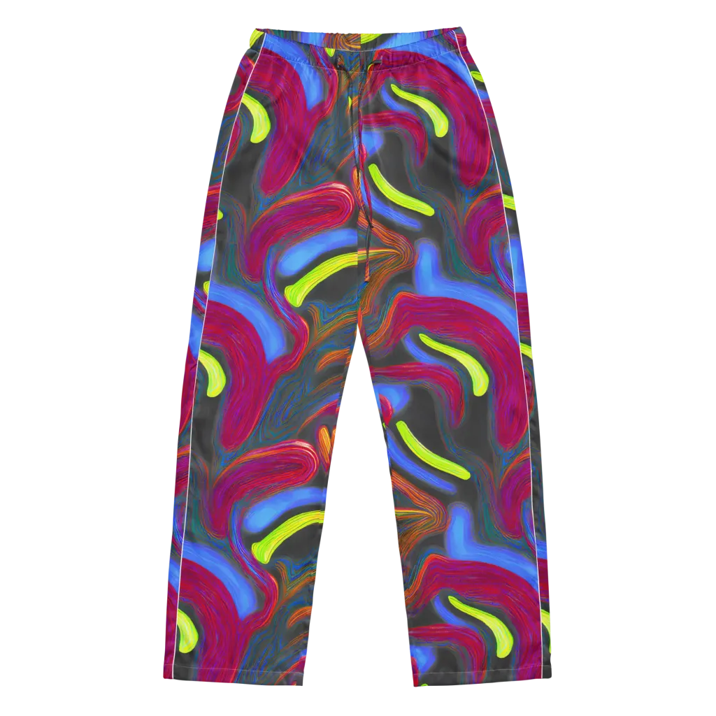 Electric Rivers on Women's Pajama Pants — Front