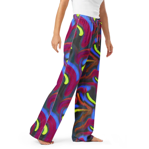 Electric Rivers on a Women's Pajama Pants