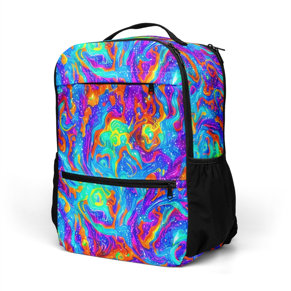 Liquid Daydream on Utility Backpack — Left Front