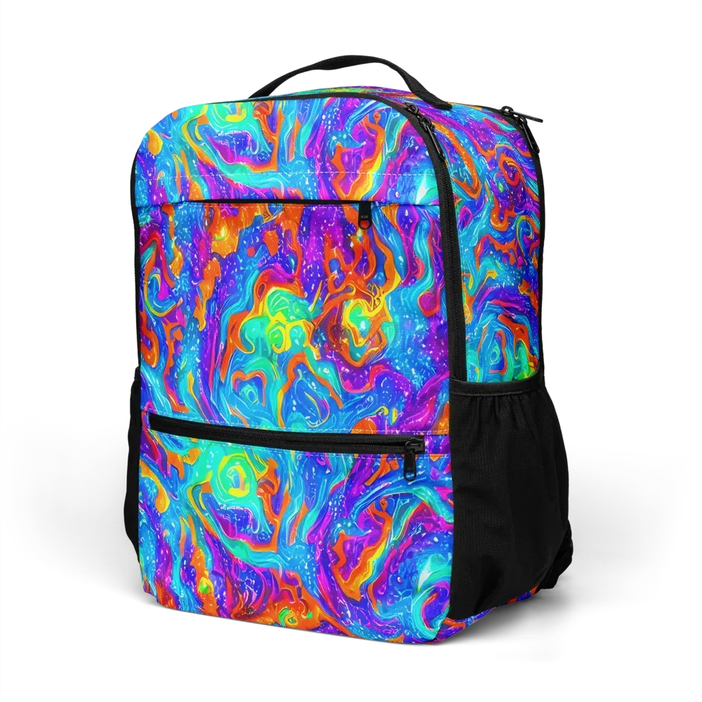 Liquid Daydream on Utility Backpack — Left Front