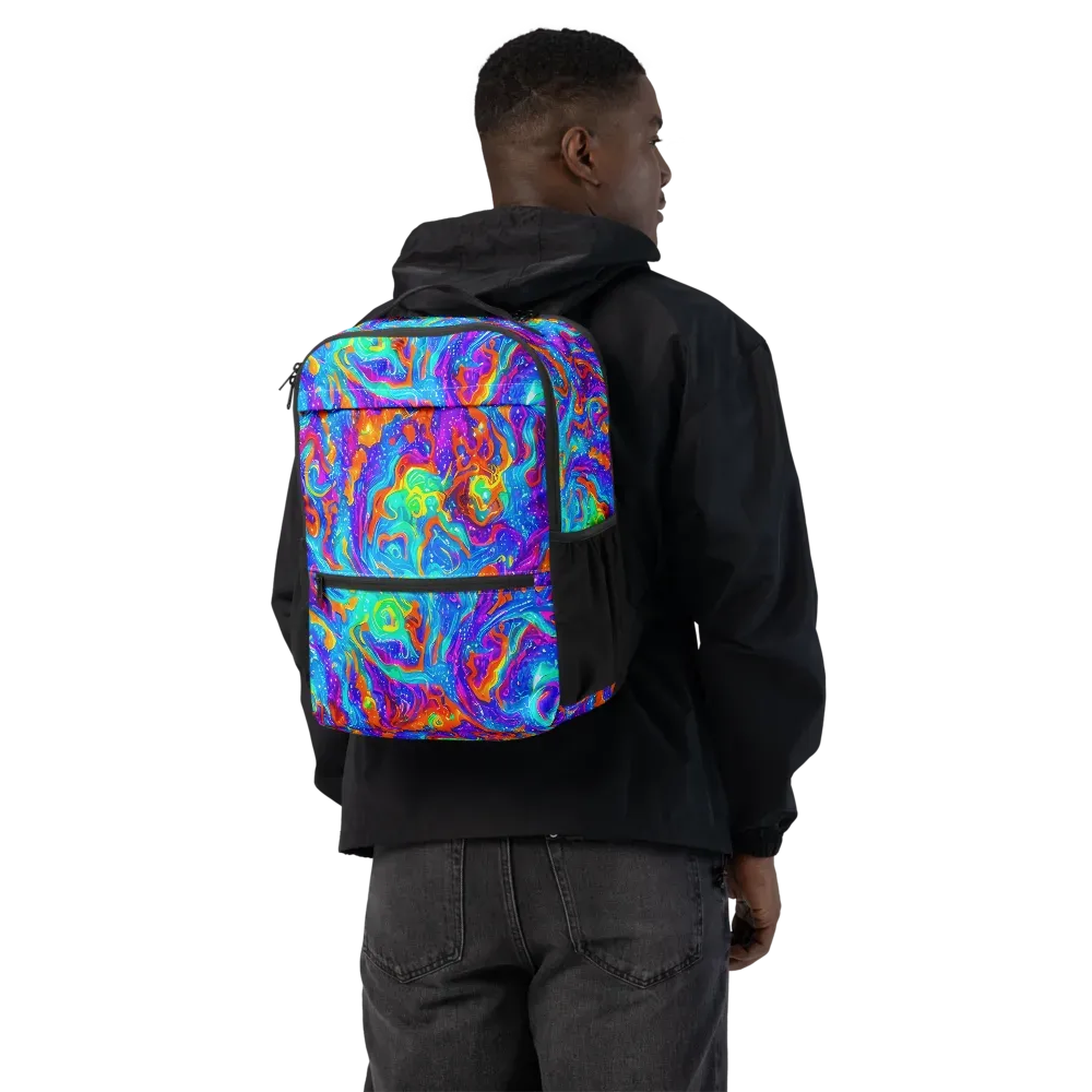 Liquid Daydream on Utility Backpack — Back