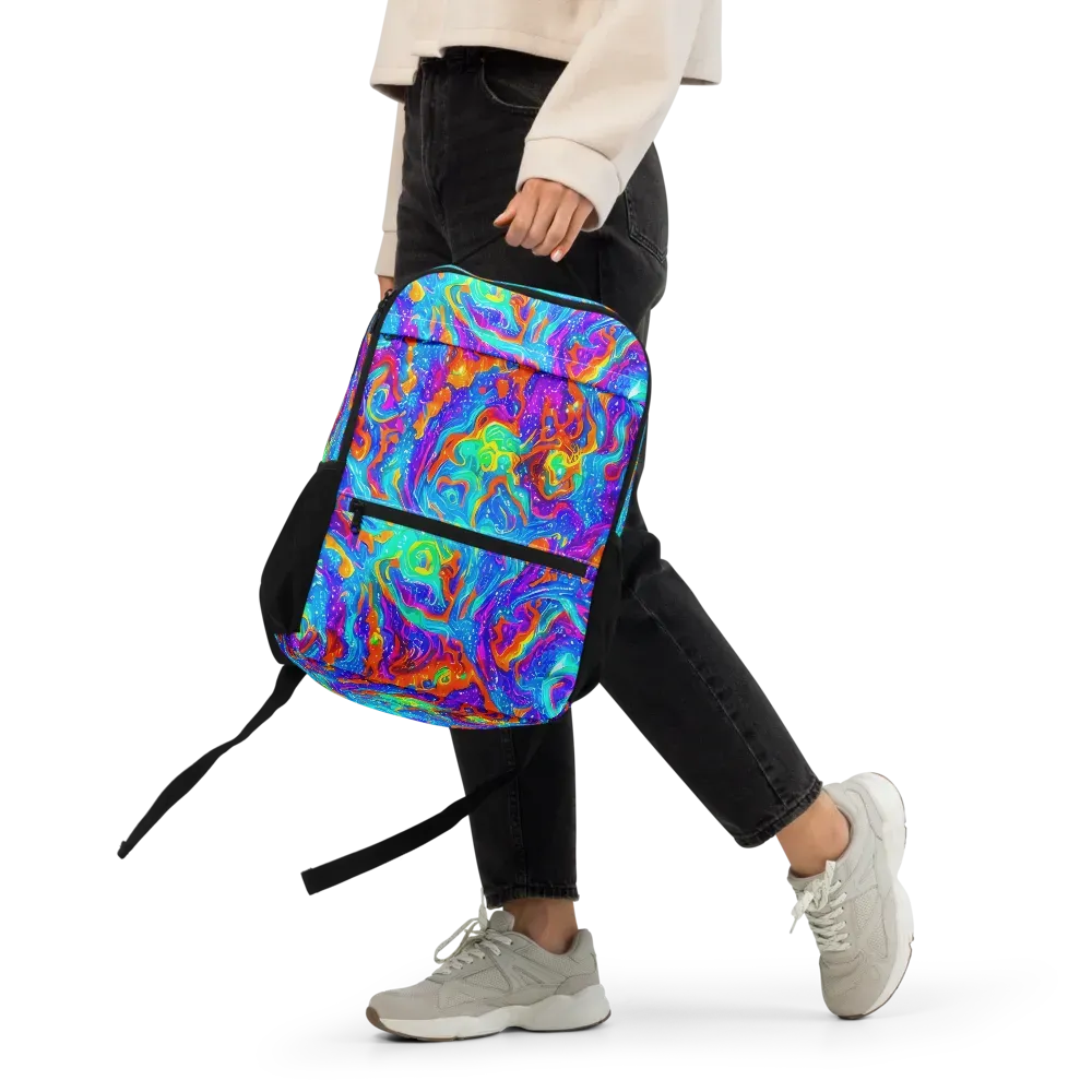 Liquid Daydream on Utility Backpack — Front