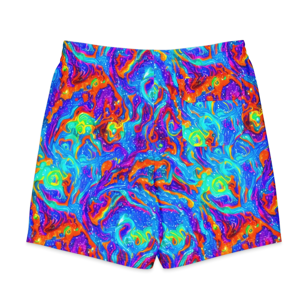 Liquid Daydream on Men's Board Shorts — Back