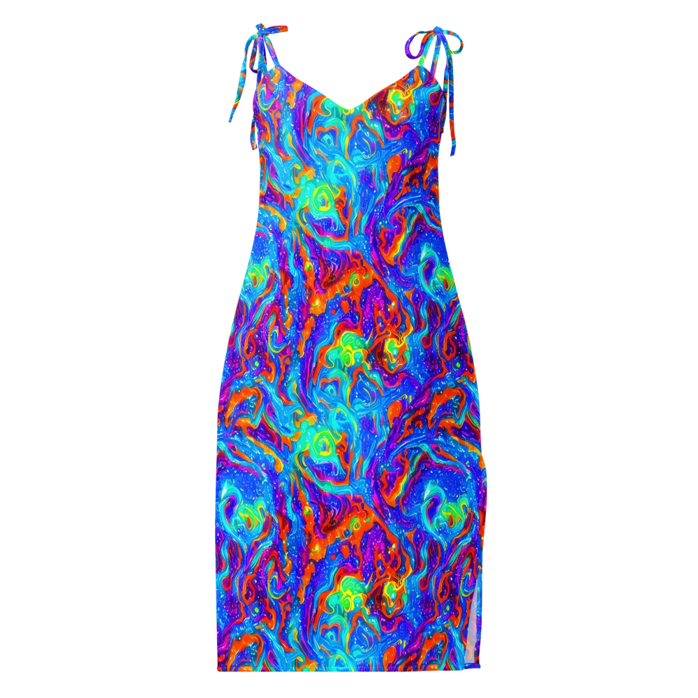 Liquid Daydream on Slip Dress — Front