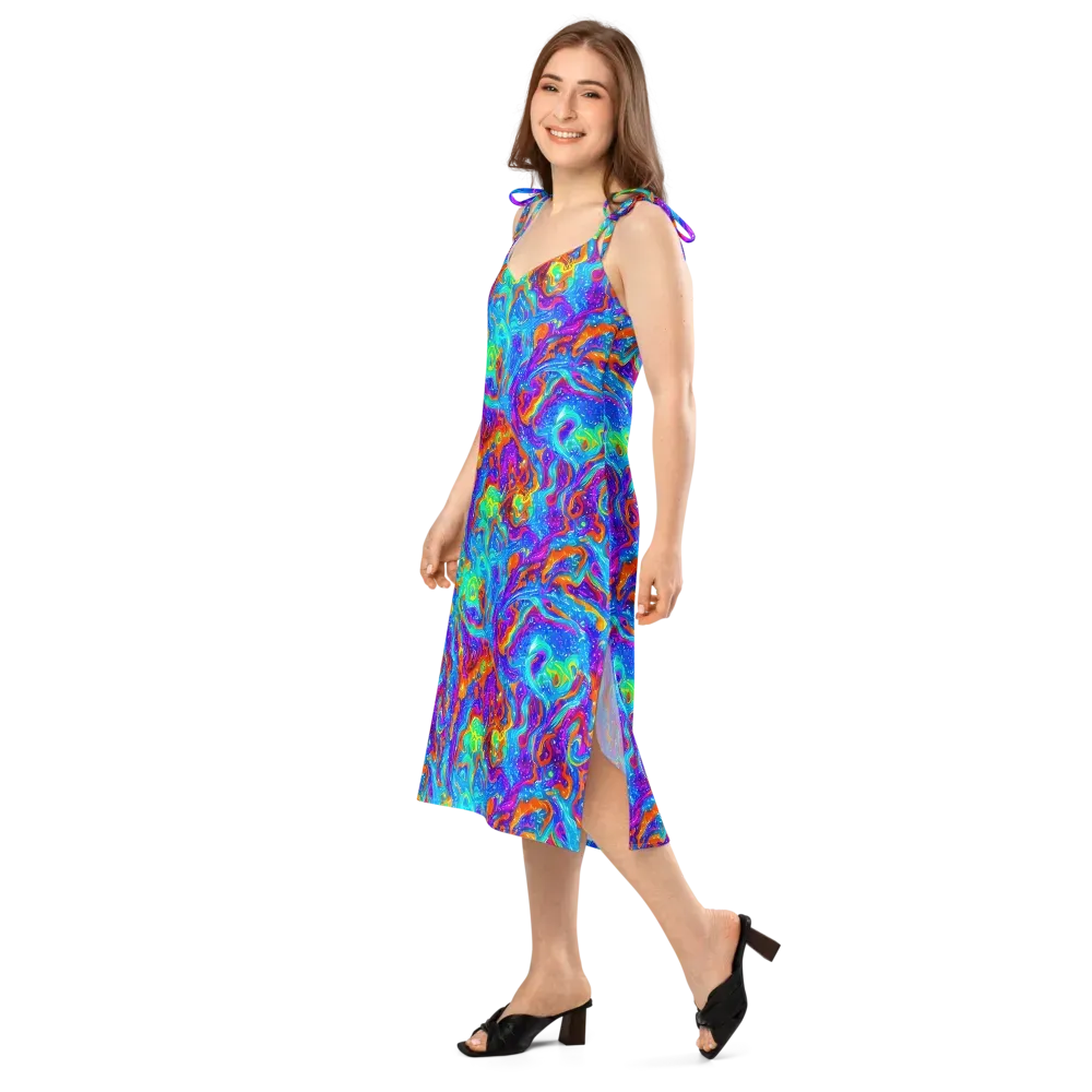 Liquid Daydream on Slip Dress — Left Front