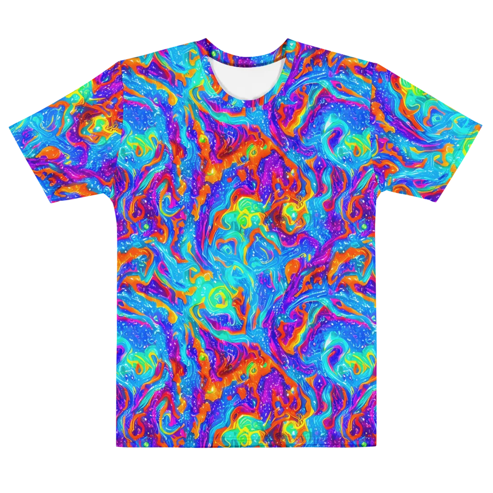 Liquid Daydream on Men's Cotton Crew Neck T-Shirt — Front