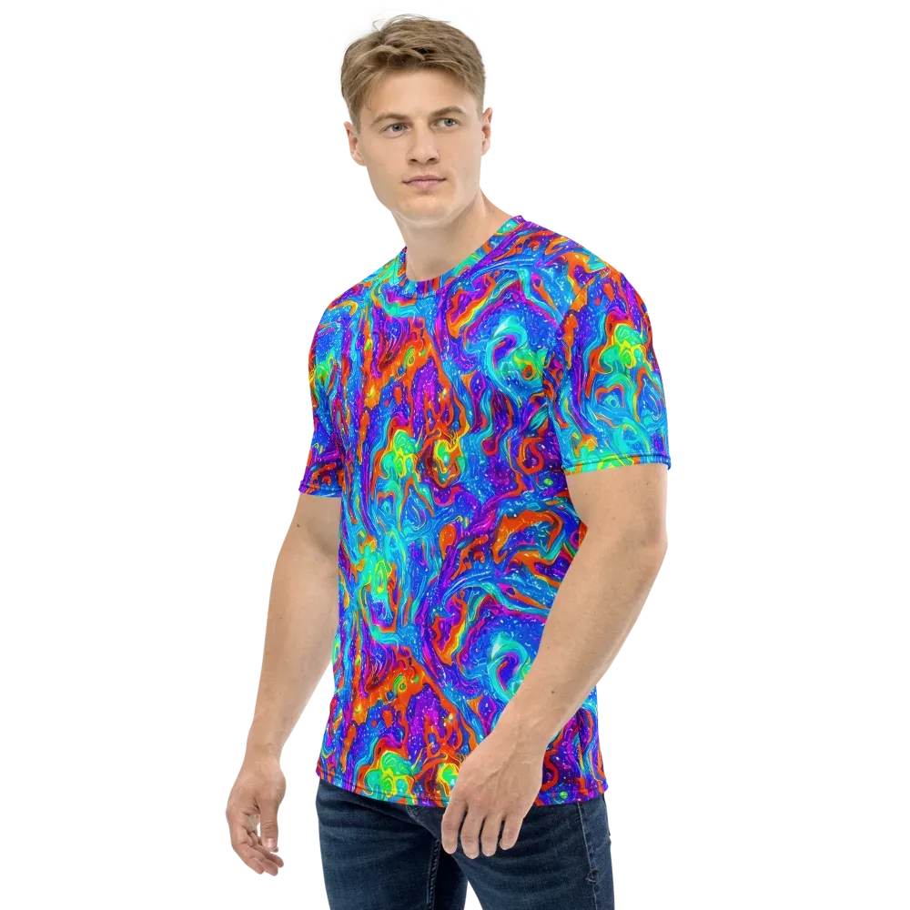 Liquid Daydream on Men's Crew Neck T-Shirt — Left