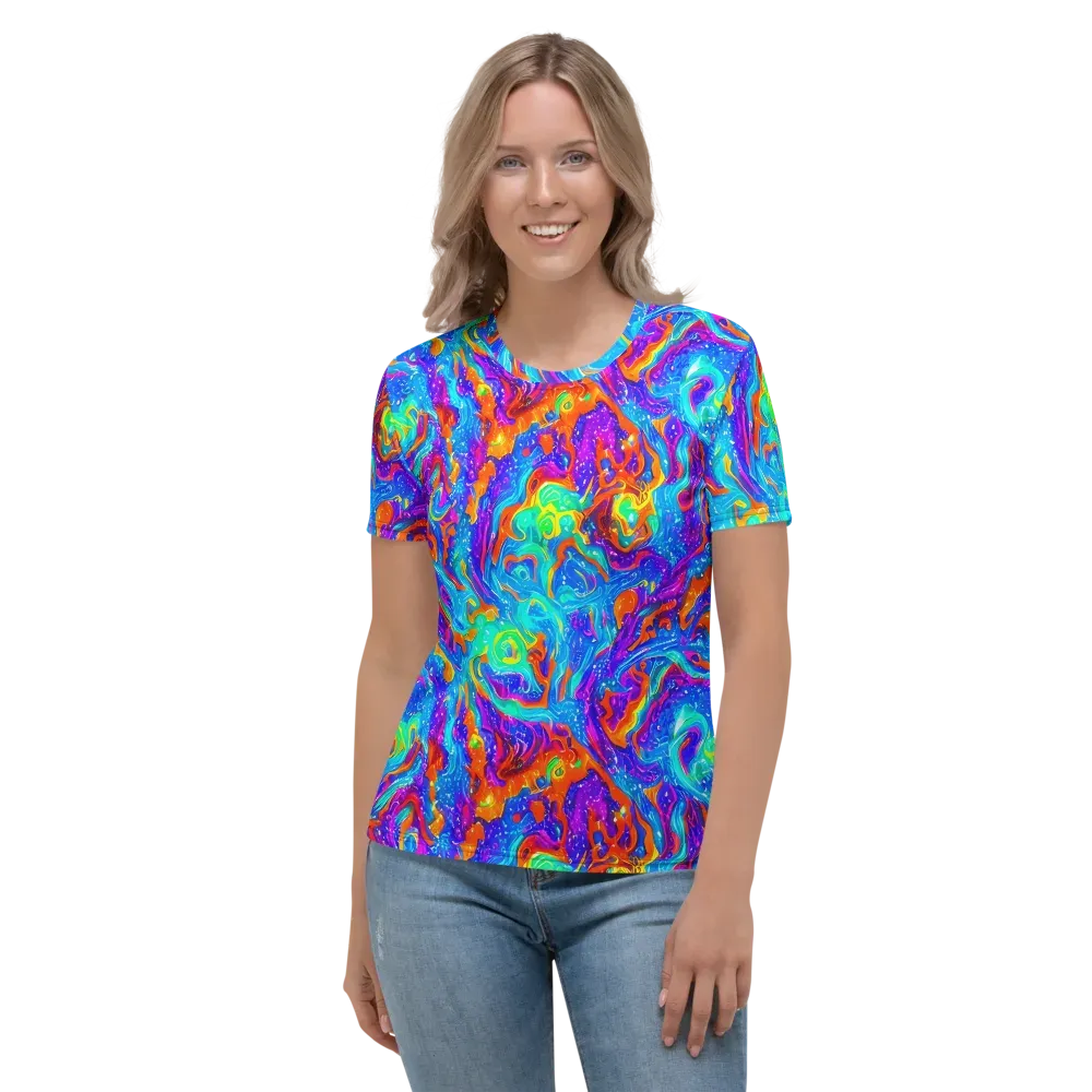 Liquid Daydream on Women's Crew Neck T-Shirt — Front