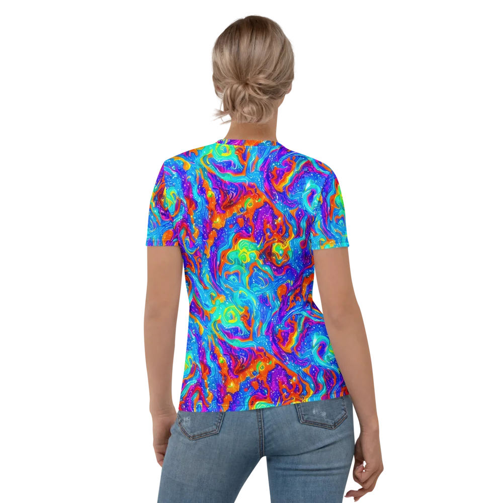 Liquid Daydream on Women's Crew Neck T-Shirt — Back