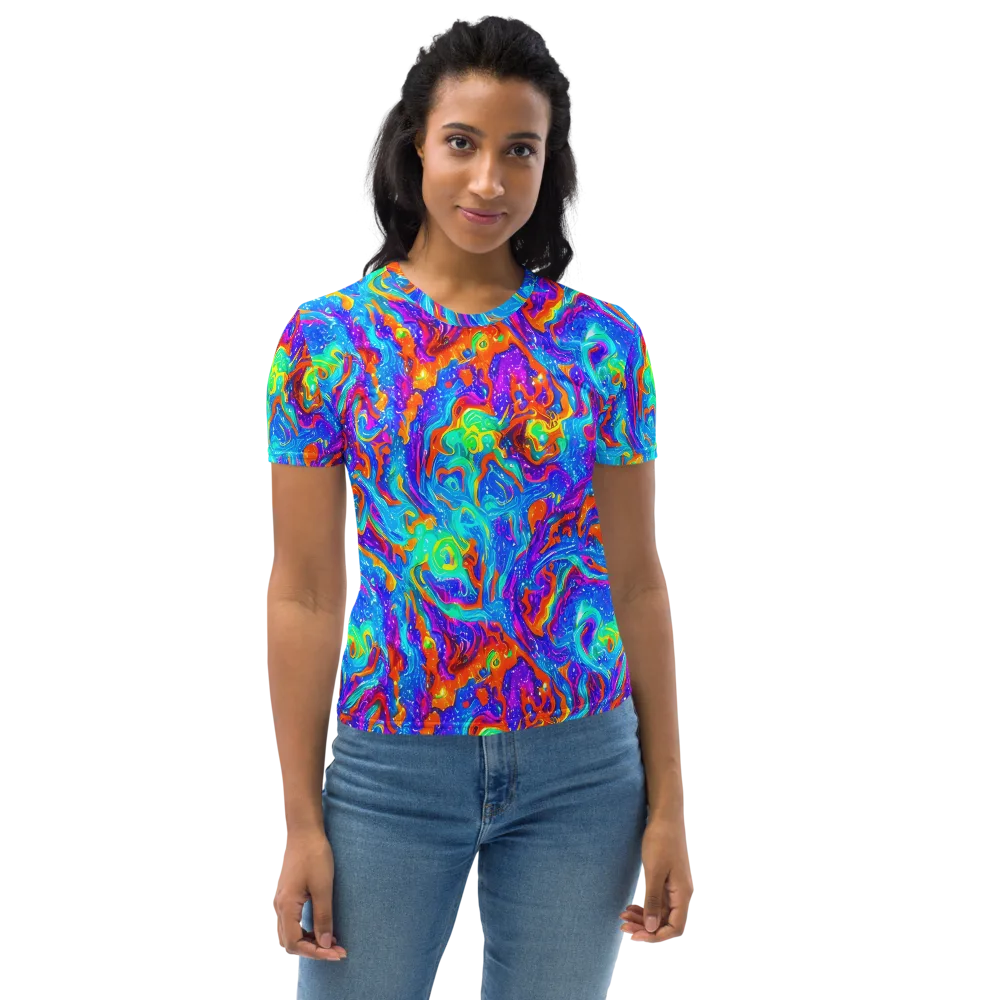 Liquid Daydream on Women's Crew Neck T-Shirt — Front