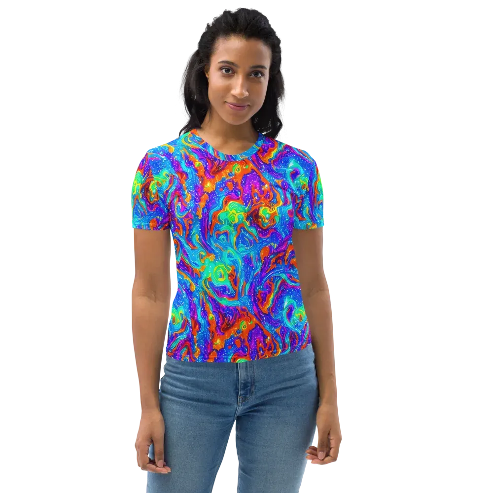 Liquid Daydream on Women's Crew Neck T-Shirt — Front